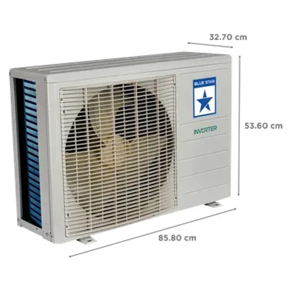 BLUE STAR Blue Star VN 4 in 1 Convertible 1 Ton 3 Star Inverter Split AC with Dust Filter (Copper Condenser, IA312VNU)