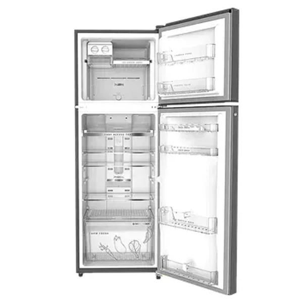 WHIRLPOOL Whirlpool Intellifresh 360 Litres 3 Star Frost Free Double Door Convertible Refrigerator with AI Technology (IF INV CNV 375 COO, Cool Illusia)