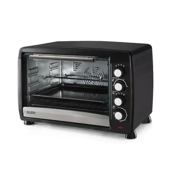 GLEN Glen Oven Toaster Griller (OTG) -48 Litres, Full Back Convection, Motorized Rotisserie, 2000W - Black (5048RC)