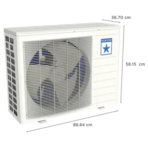 BLUE STAR Blue Star 4 in 1 Convertible 2 Ton 3 Star Inverter Split AC with Dust Filter (Copper Condenser, IA324YNU)