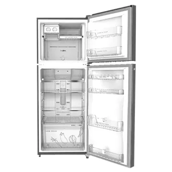 Whirlpool 265 Litres 2 Star Frost Free Double Door Convertible Refrigerator with Adaptive Intelligence Technology (IF CNV 278, German Steel)