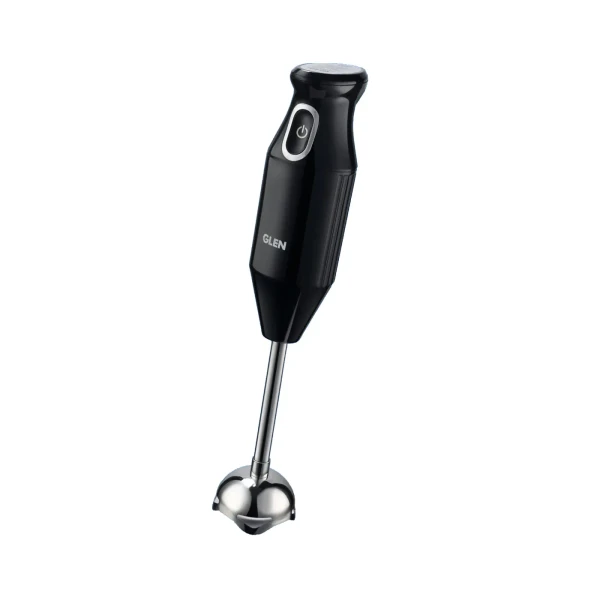 Glen Electric Hand Blender 200W with Stainless Steel Arm, ISI - Black (4049 LX) - Black