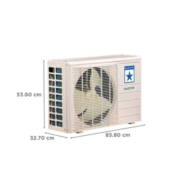 BLUE STAR Blue Star 4 In 1 Convertible 1 Ton 3 Star Inverter Split AC with Self Diagnosis (Copper Condenser, IA312YNU)