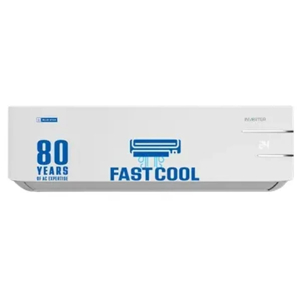 BLUESTAR Blue Star Y Series 5 in 1 Convertible 1.5 Ton 4 Star Inverter Split AC with Dust Filter (2023 Model, Copper Condenser, ID418YNU)