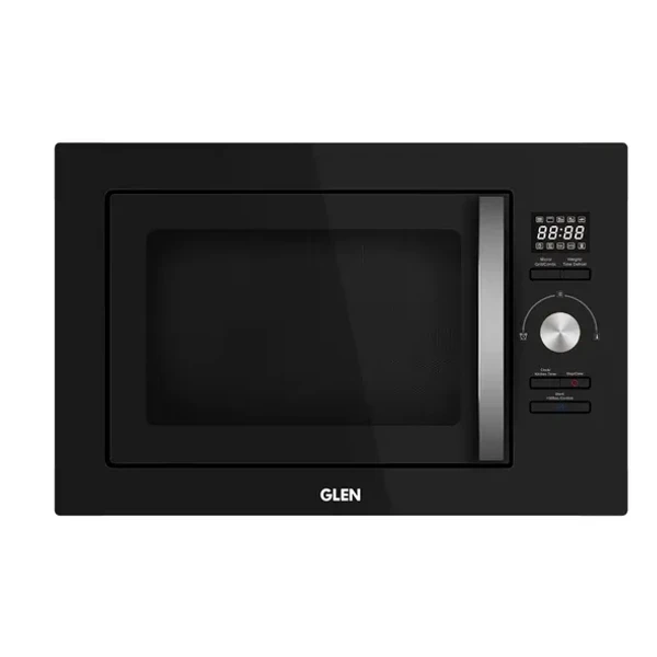 GLEN Glen Built in Microwave with Electronic Clock & Jog wheel Control 25 Ltr - Black (MO 674)