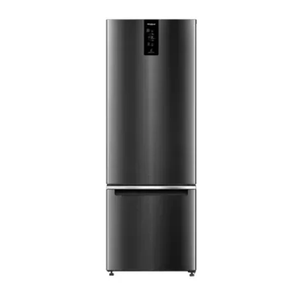 WHIRLPOOL Whirlpool 324 Litres 3 Star Frost Free Double Door Bottom Mount Convertible Refrigerator with Adaptive Intelligence Technology (IFPRO BM INV CNV, Steel Onyx)