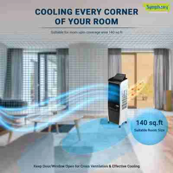 Symphony 20 L Tower Air Cooler  (Black, Diet 3D - 20i) - 20 L