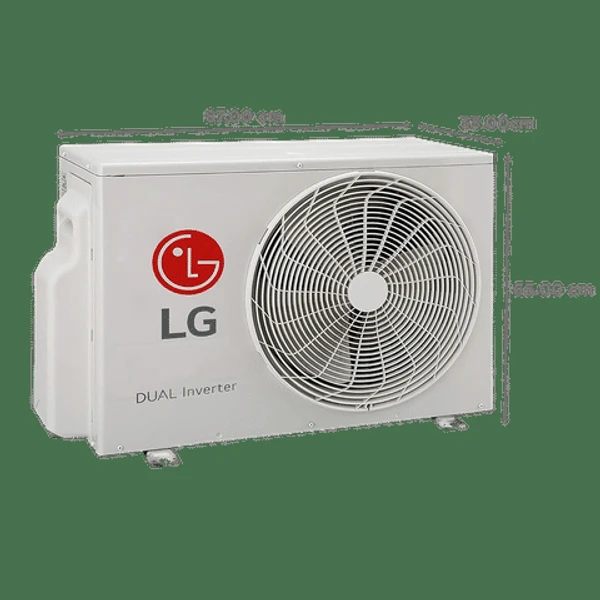 LG 6 in 1 Convertible 2 Ton 3 Star AI Inverter Split AC with 4 Way Swing (2024 Model, Copper Condenser, TSQ24ENXE) - 2 Ton