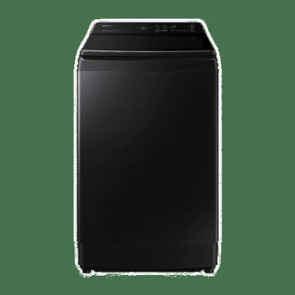 Samsung SAMSUNG 13 kg 5 Star Inverter Fully Automatic Top Load Washing Machine (WA13CG5886BVTL, Diamond Drum, Black Caviar) - 13 KG