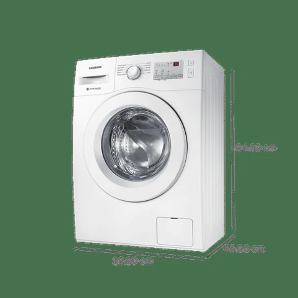 Samsung SAMSUNG 6 kg 5 Star Inverter Fully Automatic Front Load Washing Machine (WW60R20GLMA/TL, In-built Heater, White) - 6KG