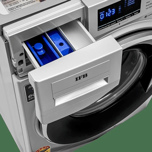 IFB 8 kg 5 Star Fully Automatic Front Load Washing Machine (Senator WSS STEAM, Steam Wash Technology, Silver) - 8KG