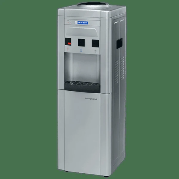 Blue Star GA Series Hot, Cold & Normal Top Load Water Dispenser with Cooling Cabinet (Grey) BWD3FMRGA-G