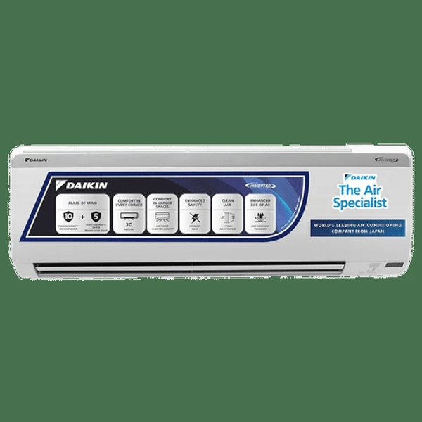 Daikin DAIKIN Standard 1.8 Ton 5 Star Inverter Split AC (Copper Condenser, PM 2.5 Filter, MTKM60U)