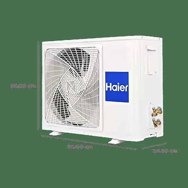 Haier Turbo Cool Plus 1.5 Ton 2 Star Split AC (2023 Model, Copper Condenser, Micro Anti Bacterial Filter, HSU18TTQS2BEFS)