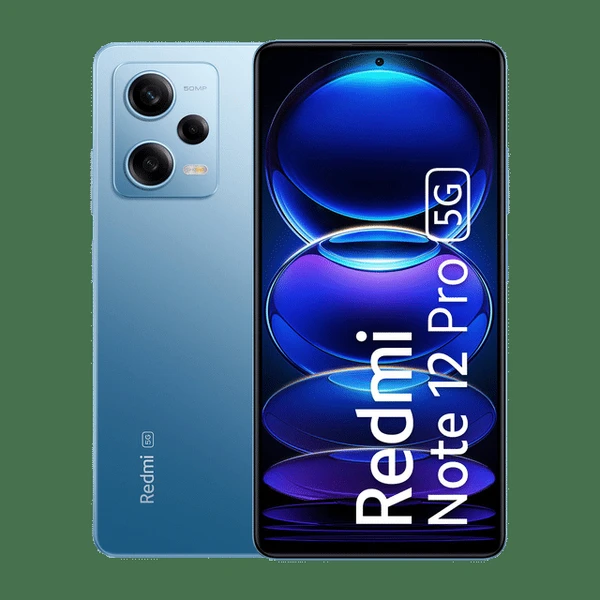 Redmi Note 12 Pro 5G (12GB RAM, 256GB, Frosted Blue)