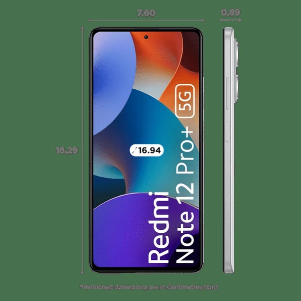 Redmi Note 12 Pro+ 5G (12GB RAM, 256GB, White)