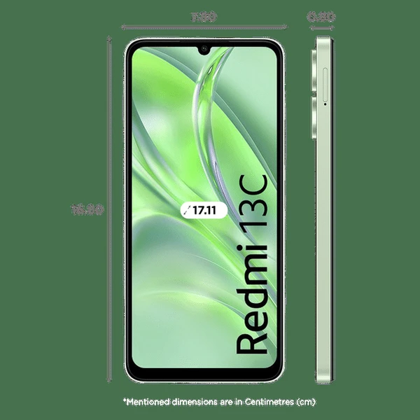 Redmi 13C (8GB RAM, 256GB, Starshine Green)