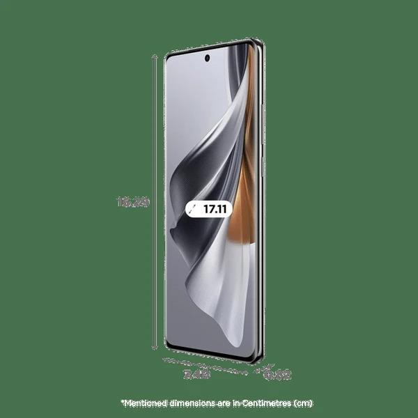 Oppo oppo Reno 10 Pro + 5G (12GB RAM, 256GB, Silvery Grey