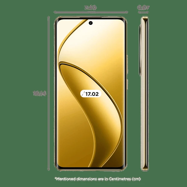 Realme  realme 12 Pro+ 5G (8GB RAM, 128GB, Navigator Beige - Navigator beige