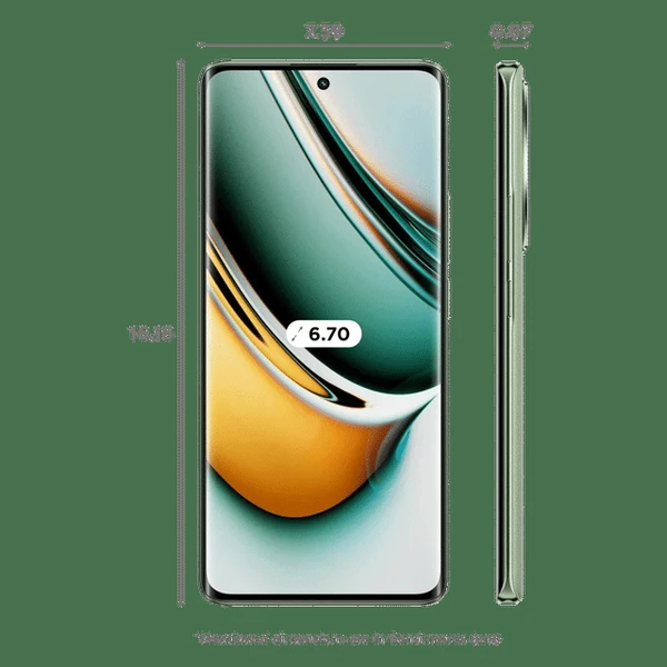 Realme  realme 11 Pro 5G (8GB RAM, 256GB, Astral Black - oasis green