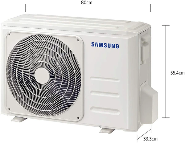 Samsung 1.5 Ton 5 Star Inverter Split AC (Copper, Convertible 5-in-1 Cooling Mode, Anti-bacterial Filter, 2023 Model AR18CY5BAWKNNA White
