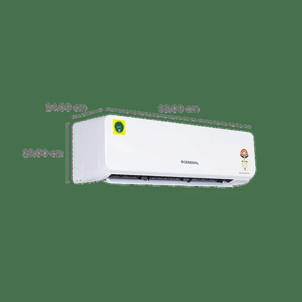 O GENERAL CGT Series 2 Ton 5 Star Inverter Split AC (Copper Condenser, PM 2.5 Filter, ASGG24CGTB-B)