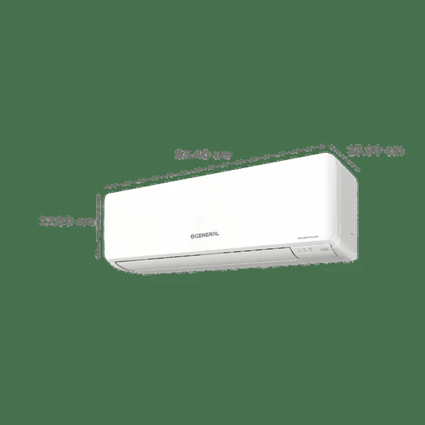 O GENERAL 1 Ton 3 Star Inverter Split AC (2023 Model, Copper Condenser, ASGG12CPAA-B)