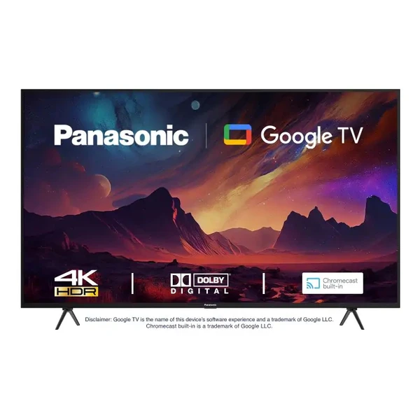 Panasonic  139 cm (55 inches) 4K Ultra HD Smart LED Google TV TH-55MX660DX (Black, 4K Studio Color Engine, HDR 10+, Dolby Digital, Chromecast Built-In)