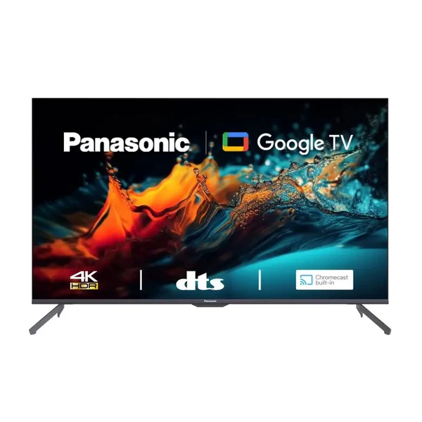 Panasonic  108 cm (43 inches) 4K Ultra HD Smart LED Google TV TH-43MX750DX (Black, 4K Colour Engine, Home Theatre Built in, Google Assistant)