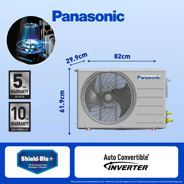 Panasonic 2 Ton 5 Star Wi-Fi Inverter Smart Split AC CS/CU-EU24AKY5FM