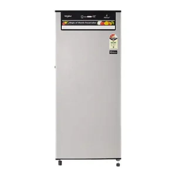 Whirlpool Vitamagic Pro 200 Litres 3 Star Direct Cool Single Door Refrigerator with 6th Sense Intellifrost Technology (215 INV VMPRO PRM, Alpha Steel)