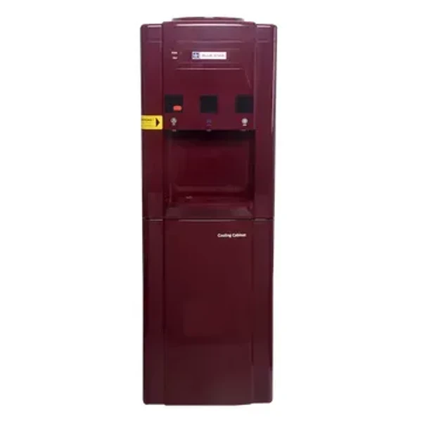 BLUE STAR Blue Star Hot, Cold and Normal Top Load Water Dispenser with Cooling Cabinet (Maroon)