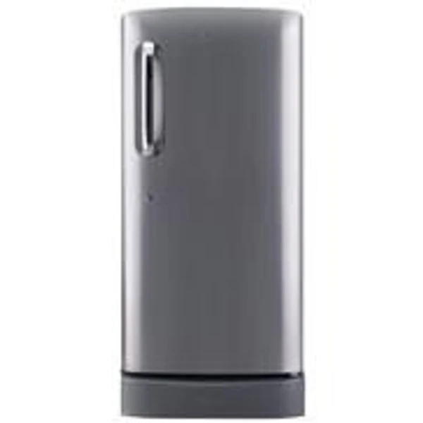 LG 185 Litres 4 Star Direct Cool Single Door Refrigerator with Toughened Glass Shelves & Smart Inverter Compressor (GL-D221APZY, Shiny Steel)