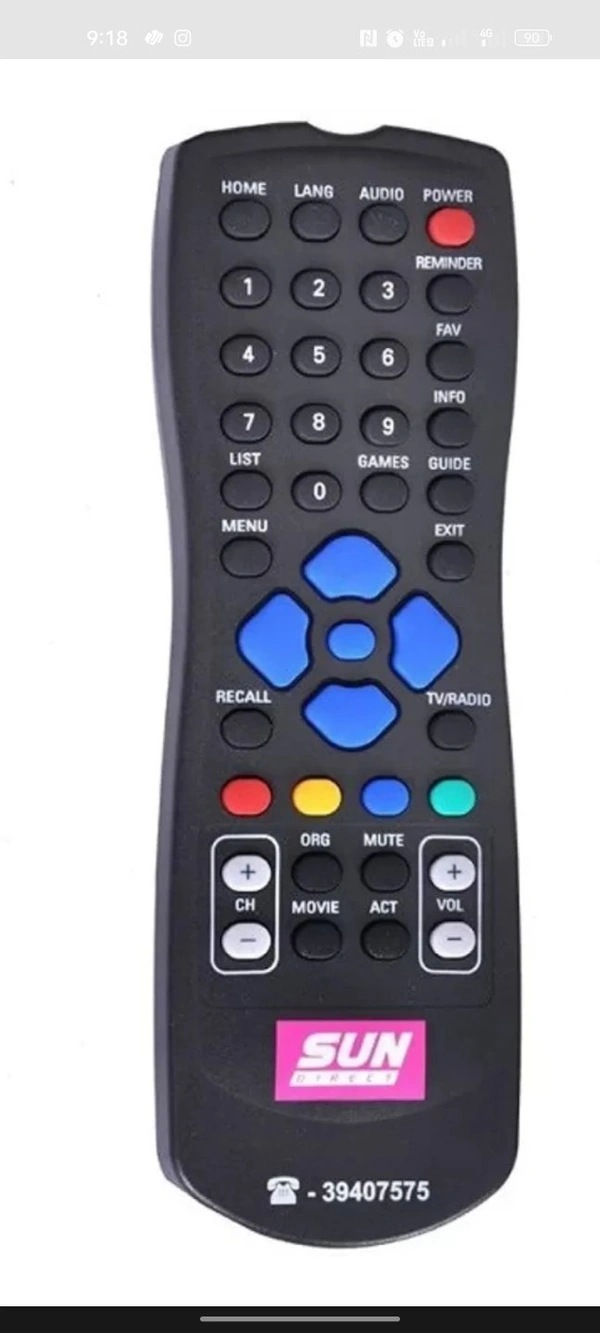 Sun Direct Remotes