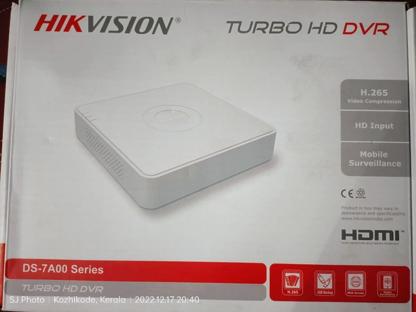  Hikvision 4 Channel Dvr Upto 4 Mp 