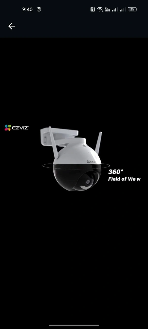 Ezviz 360 Cam For Outdoor