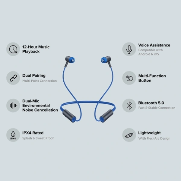 REDMI SonicBass Wireless Earphone  - Blue