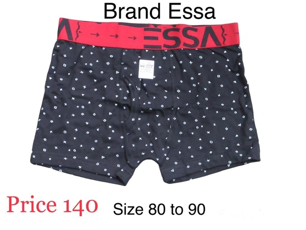 Essa Print Trunk  - Black, 85