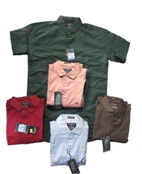 Plain Shirt  - Silver, M