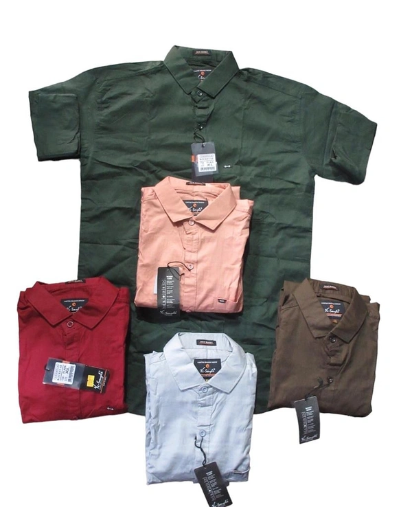 Plain Shirt  - Silver, M