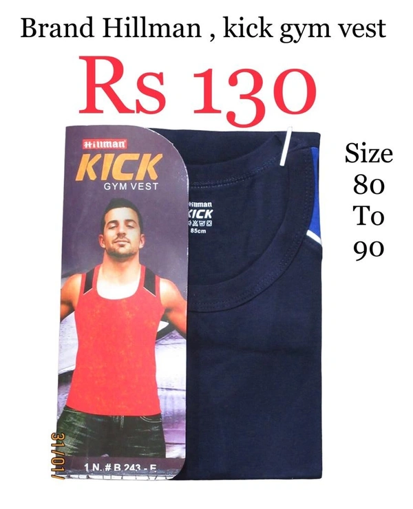Hillman Kick Gym Vest - Gray, 90