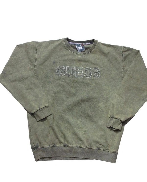 Denim T-shirt  - Gray, M