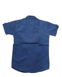 Blue Z Shirt Half Sleeve For Men's  - Cyprus, Xl
