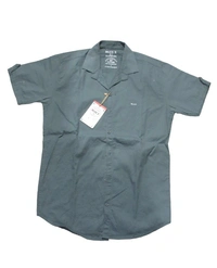 Blue Z Shirt Half Sleeve For Men's  - Cyprus, Xl