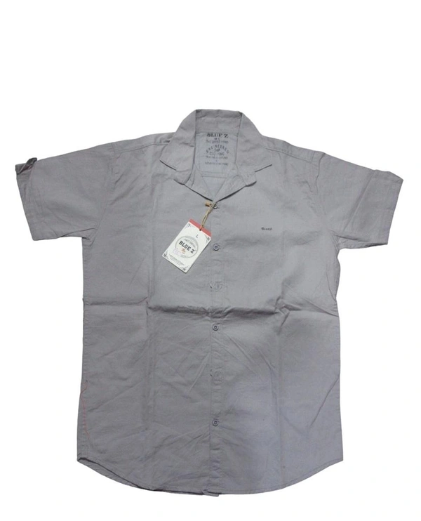 Blue Z Shirt Half Sleeve For Men's  - Clairvoyant, Xl