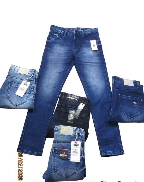 Jeans For Men's  - Cornflower Blue, 34