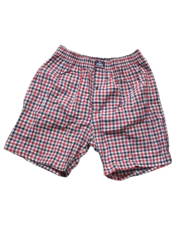 Short Cotton For Men's  - Red Orange, L