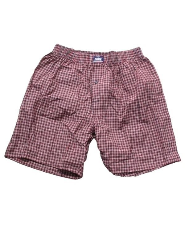 Short Cotton For Men's  - Red Orange, L