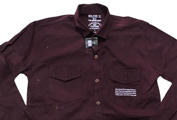 Blue Z Shirt For Men  - Gray, Xl