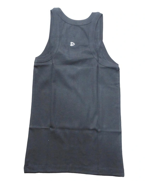 Sporto Black Gym Vest - Black, 80